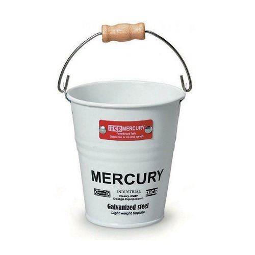 [Mercury]  Tinplate Bucket 틴플레이트 버킷 화이트